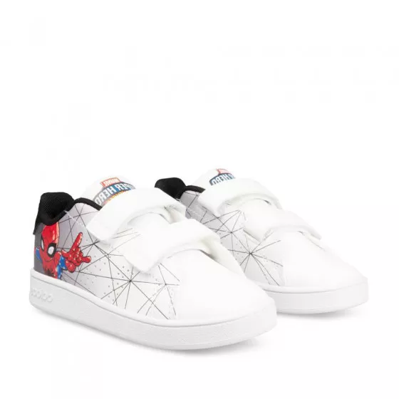 Baskets BLANCHES ADIDAS Spiderman Advantage