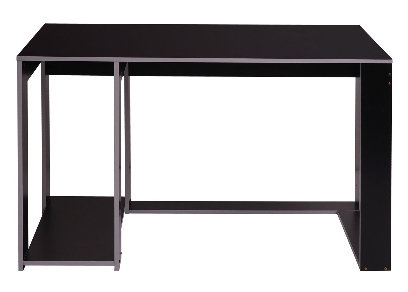 Schreibtisch MCW-J26, Computertisch Bürotisch, 120x60x76cm ~ schwarz-grau