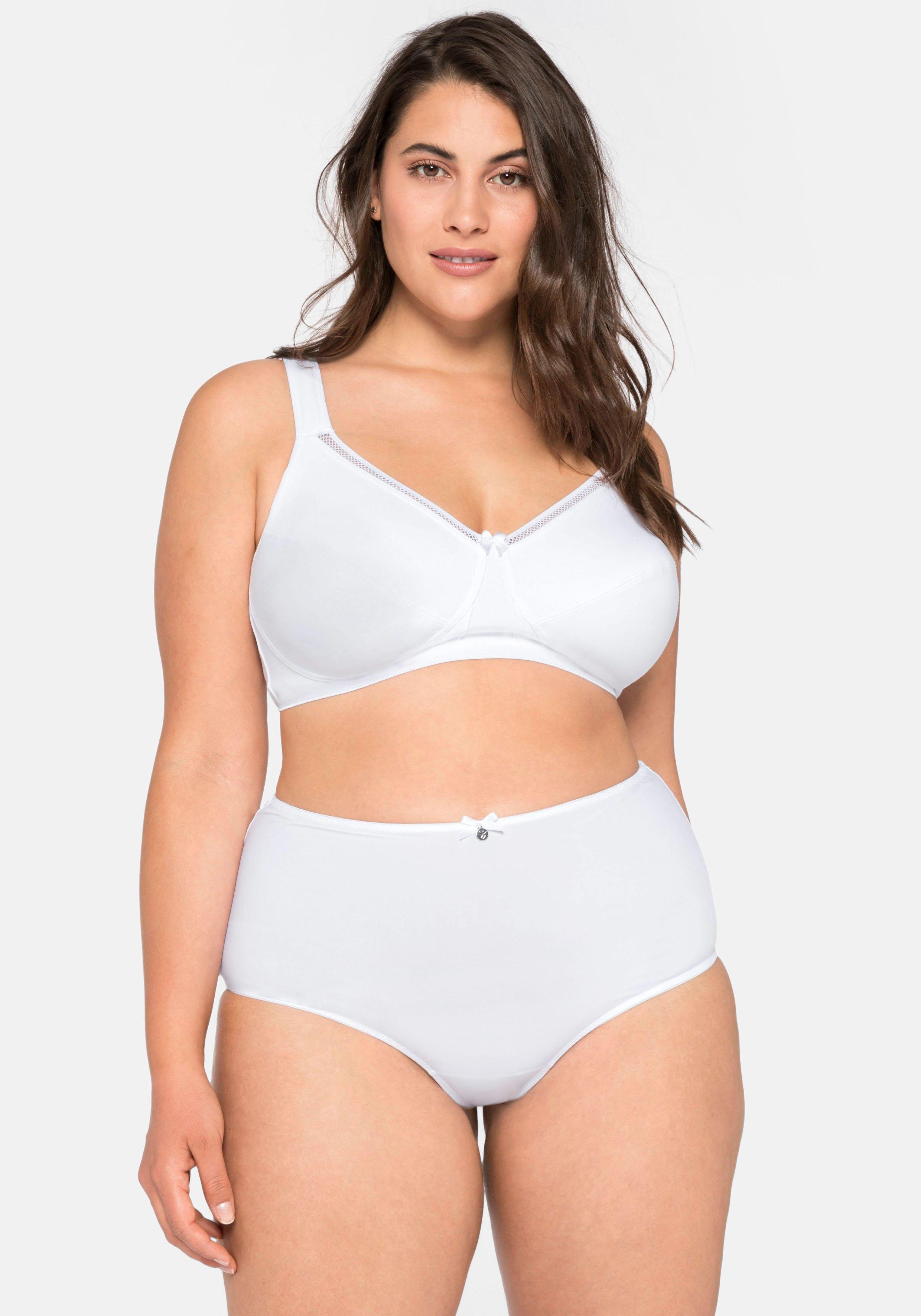 String im High-Waist-Schnitt mit breitem Bund