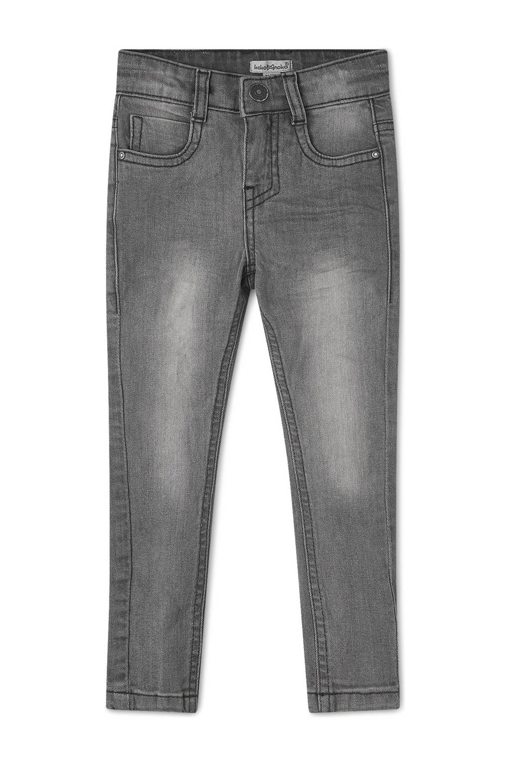Koko Noko skinny jeans Nelly grijs stonewashed