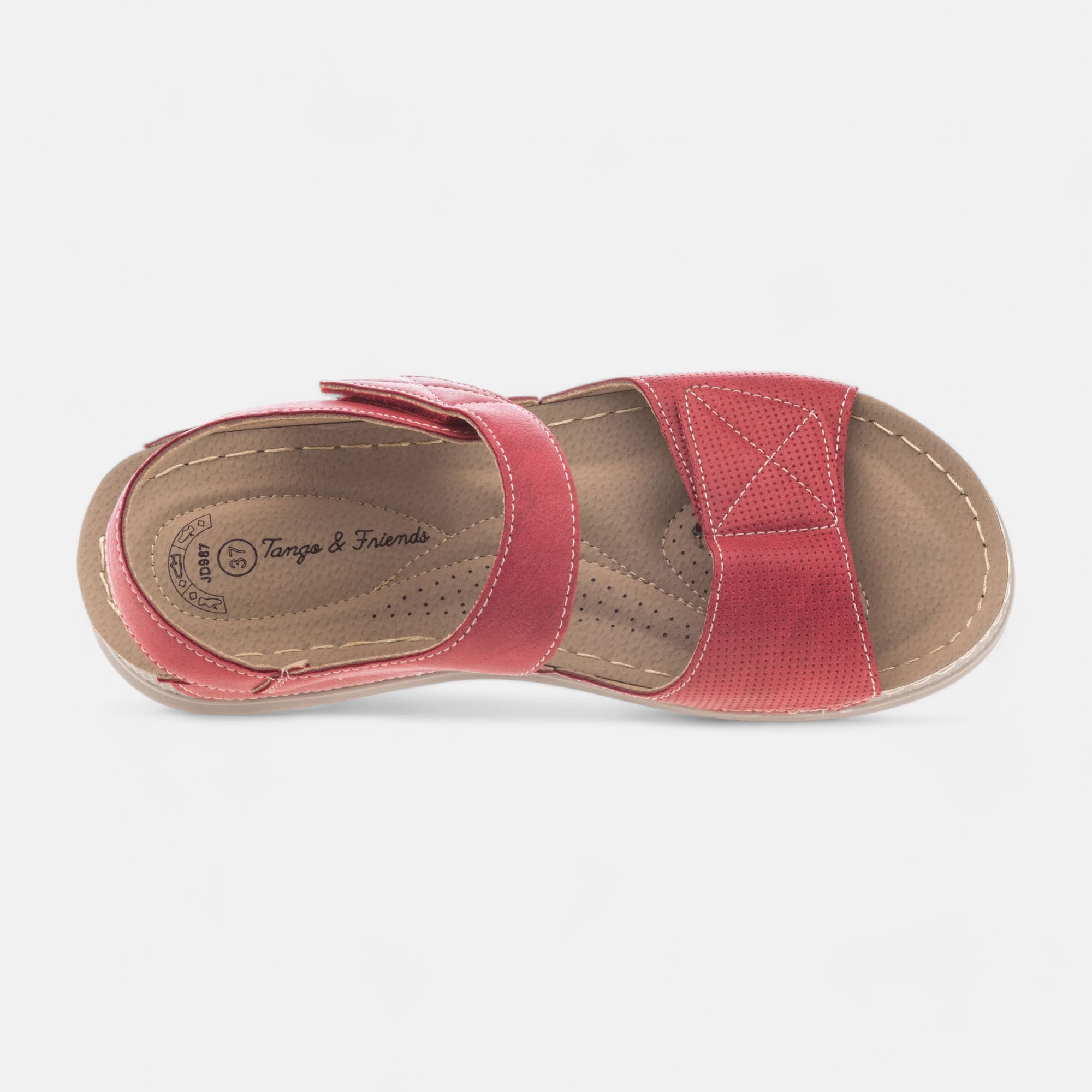 Sandales Femme rouge