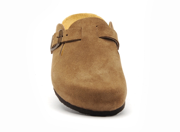 Plakton mules et sabots plats femme blog 181539 marron