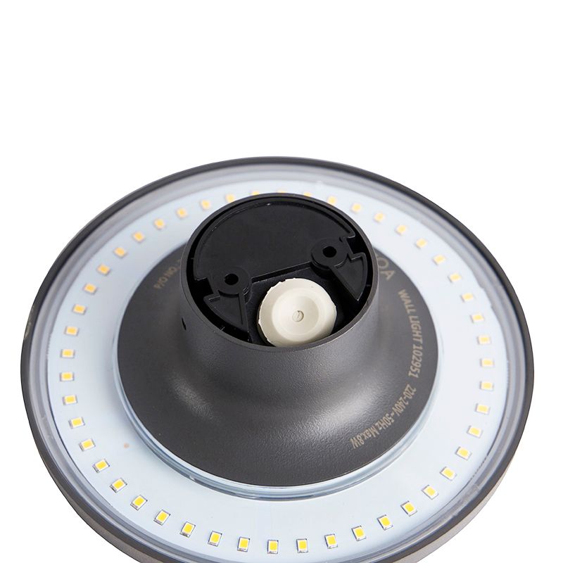 Design wandlamp grijs 16,5 cm incl. LED - Skyf