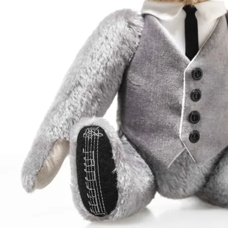 Steiff Teddybär James Bond Goldfinger mit Musikwerk, 30 cm