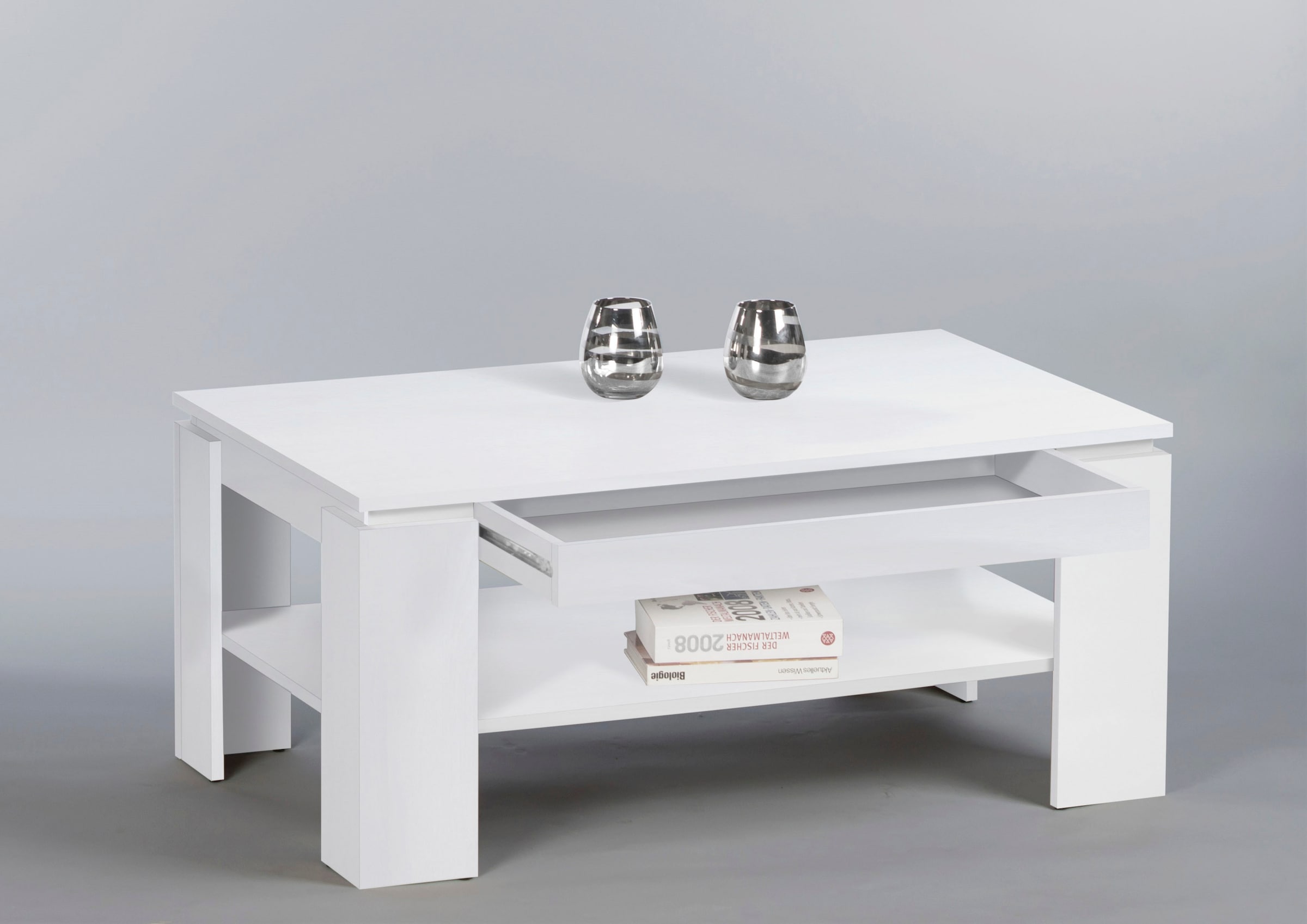 Stolkom Couchtisch »Harrison mit Schublade, Tisch im Old Style Dekor, BxHxT 100x44x60 cm« Couchtisch, Wohnzimmertisch, OTTOs Choice,  1 Schubkasten, 1 Ablageboden, Old Style Dekor
