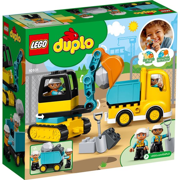 Le camion et la pelleteuse LEGO Duplo 10931