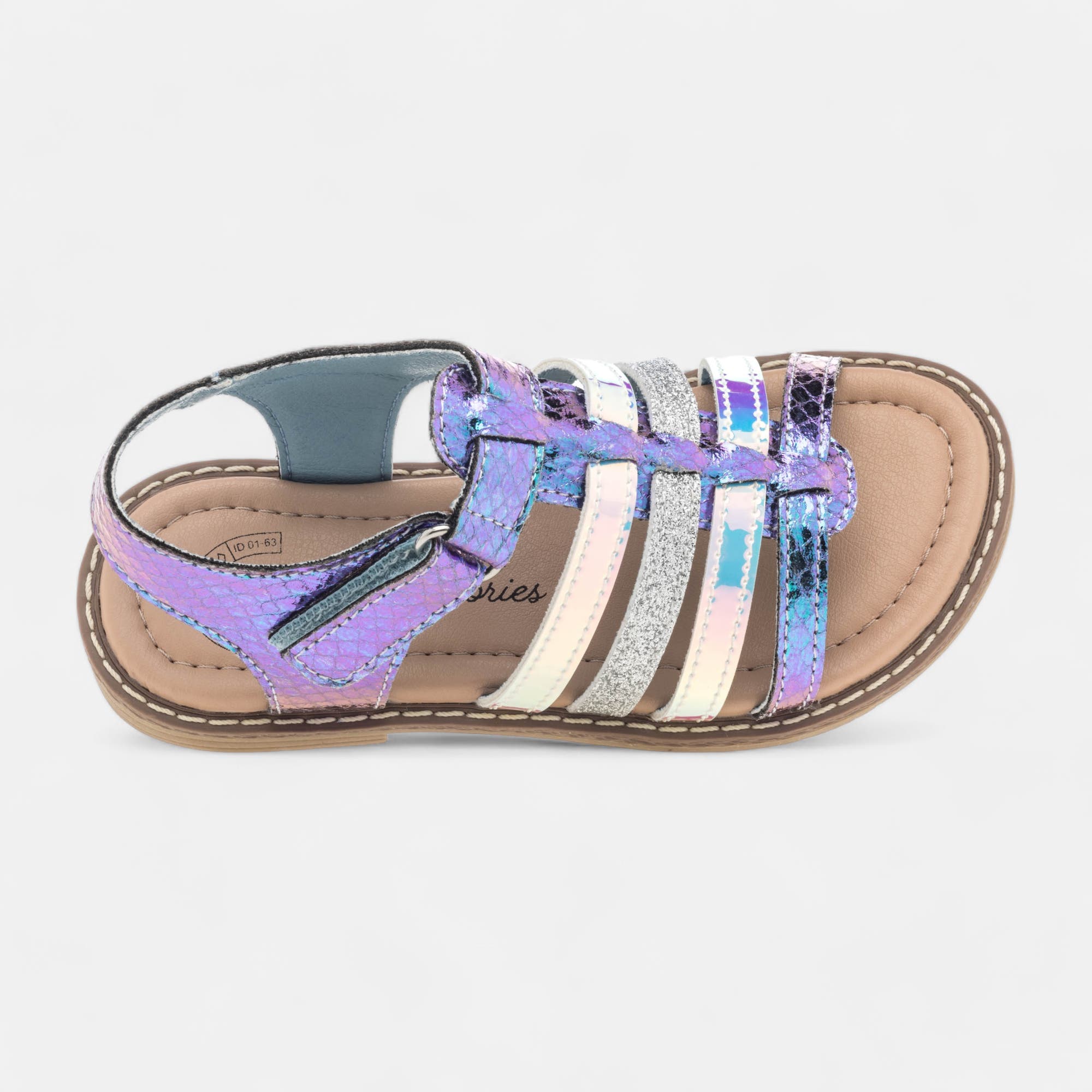 Nu-pieds Fille rose