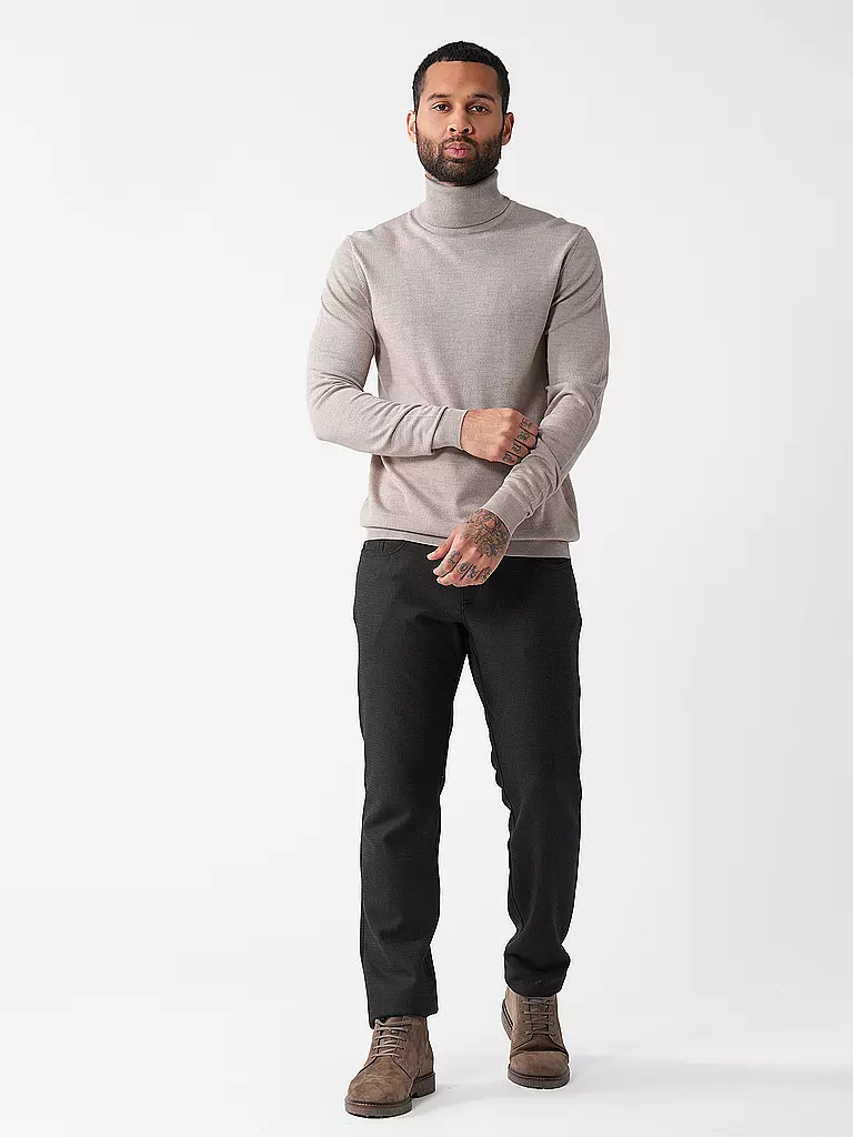 ROY ROBSON Rollkragenpullover beige