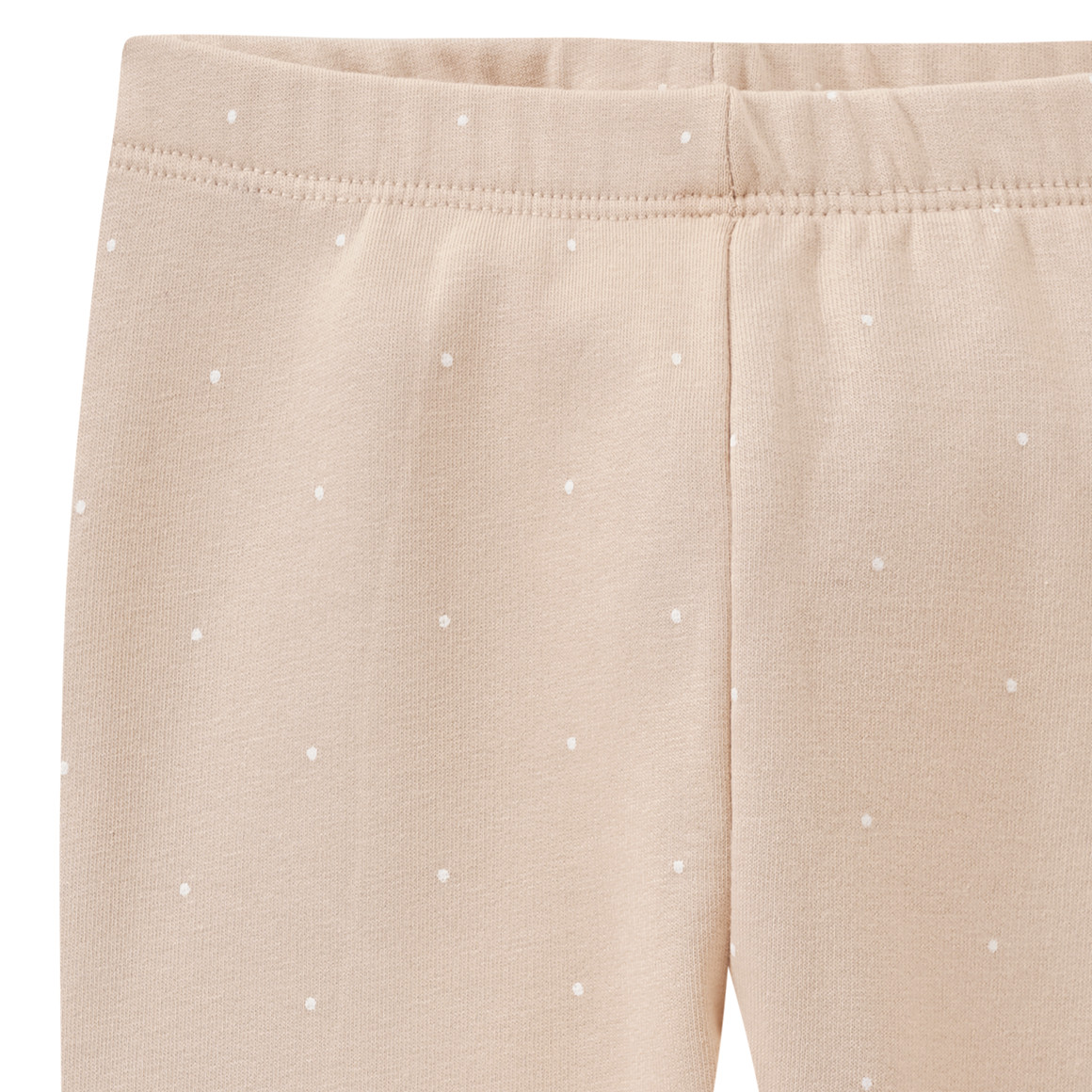 Topomini Bambi Sweatleggings mit Pünktchen beige