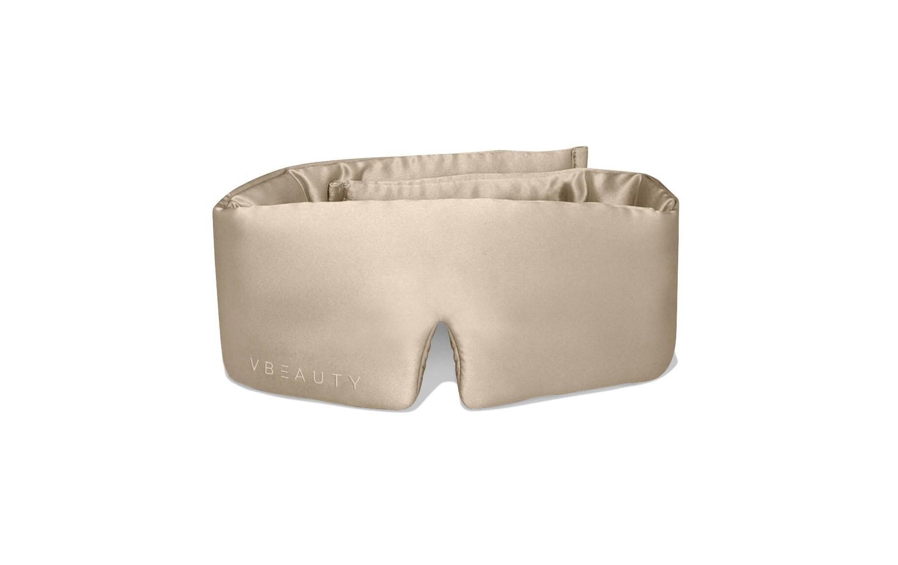 Deep Sleep Seiden Schlafmaske ChampagnerSchlafmaske aus 100% Seide