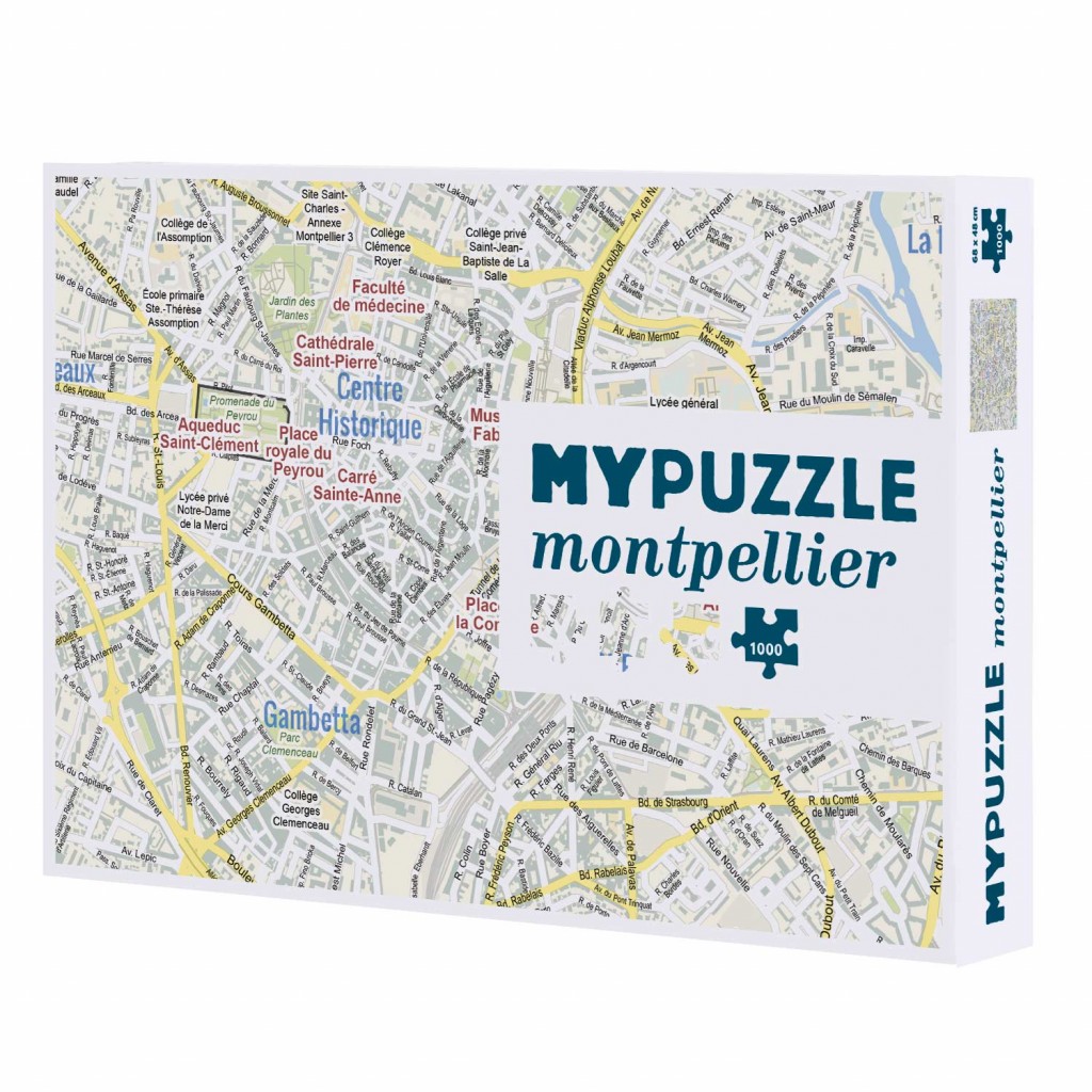 Mypuzzle Montpellier 1000 Pièces