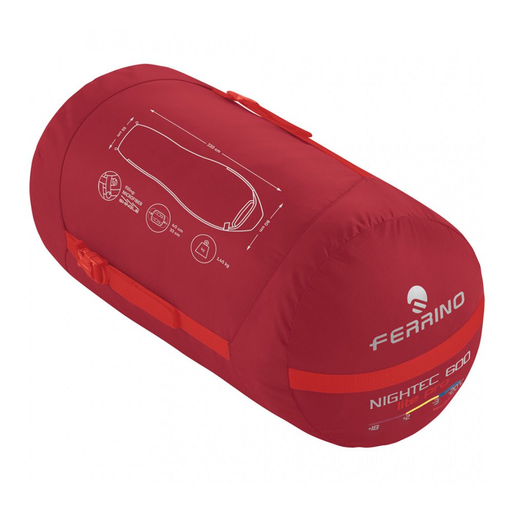 Ferrino NIGHTEC LITE PRO 600 +1°C - Sac de couchage bleu