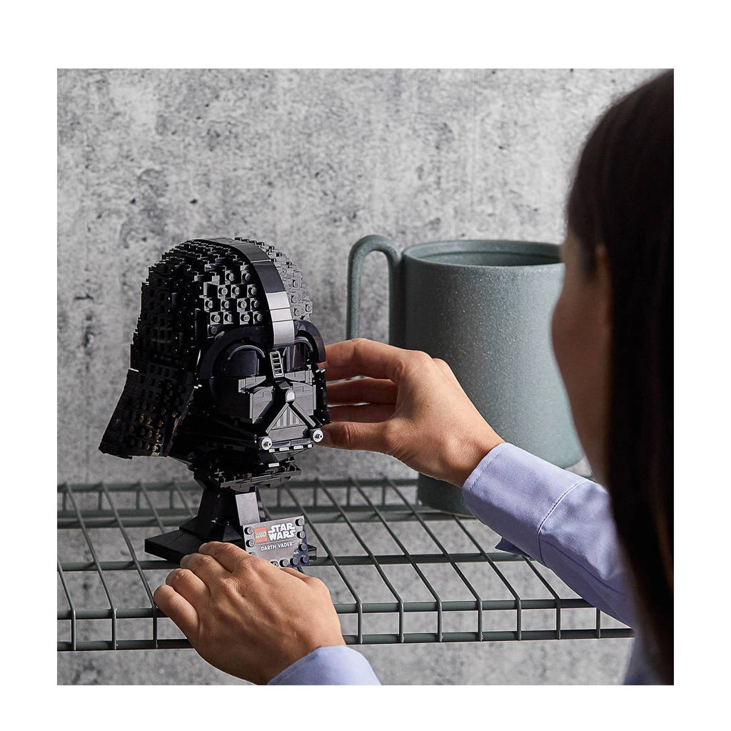 Darth vaderDarth Vader helm Bouwpakket voor Volwassenen en Decoratie 75304