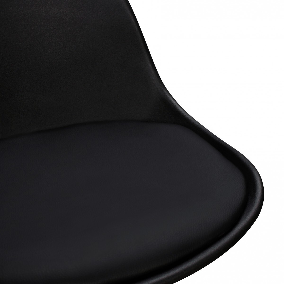 KADIMA DESIGN Barhocker BERN, Lederoptik, verchromtes Gestell, 360° drehbar, max. 110 kg Belastung