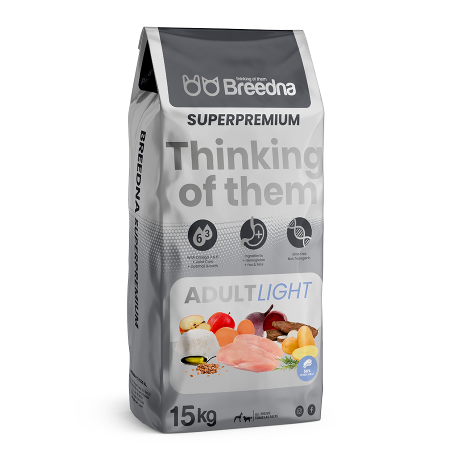 Ração Breedna Adult Light para Cães