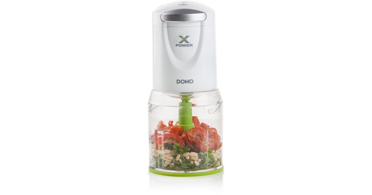 DomoMini-chopper 'X Power' DO9192MC hakmolen  (Wit/groen)