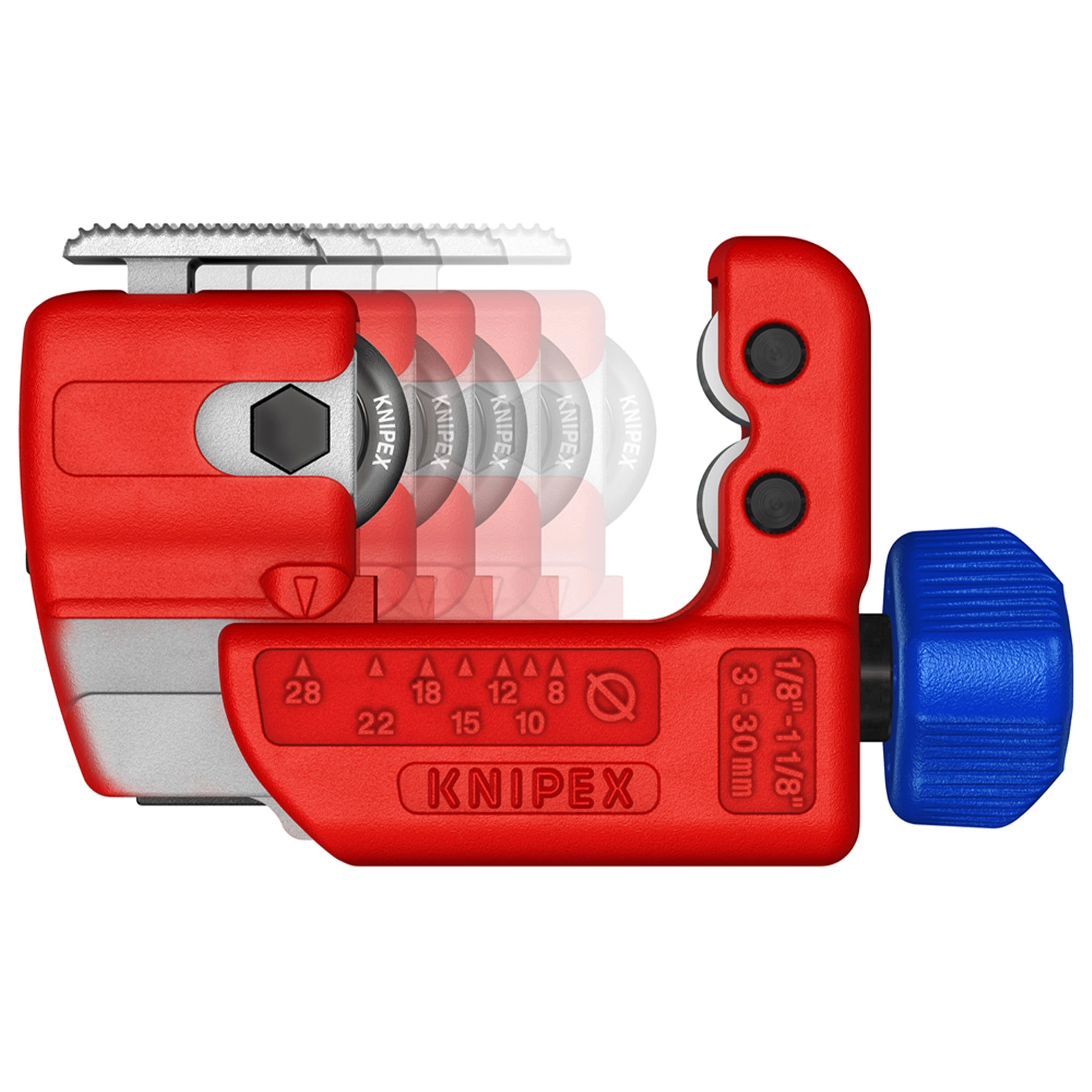 Knipex 90 31 01 Buizensnijder TubiX S - 3-30 mm - tot 2mm wanddikte