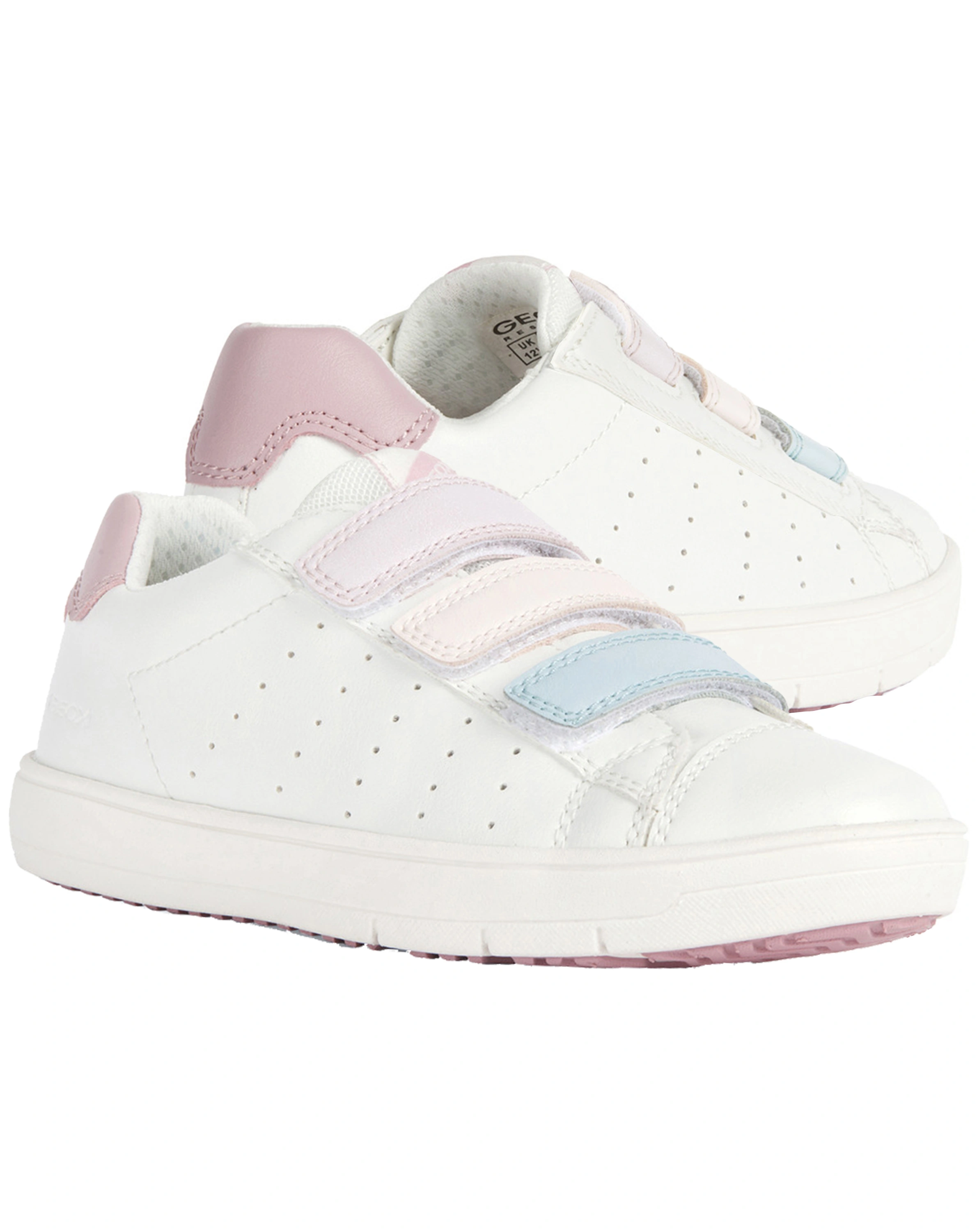 Klett-Sneaker SILENEX in white/rose
