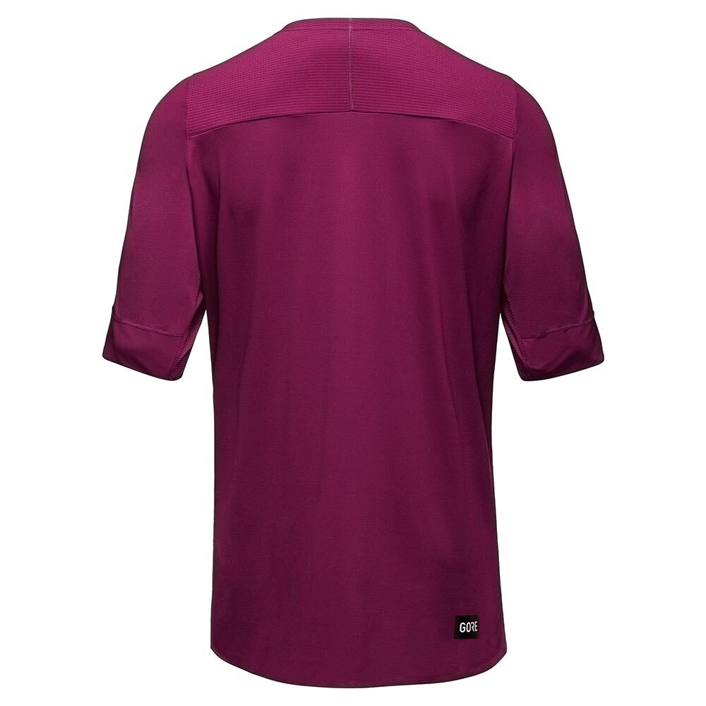 GORE Wear TrailKPR Tech MTB Fietsshirt Korte Mouwen Paars Heren