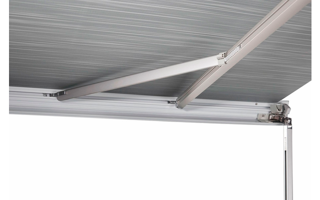 Thule Omnistor 5200 Wandmarkise mit Motor Gehäusefarbe Weiß Tuchfarbe Mystic Grau