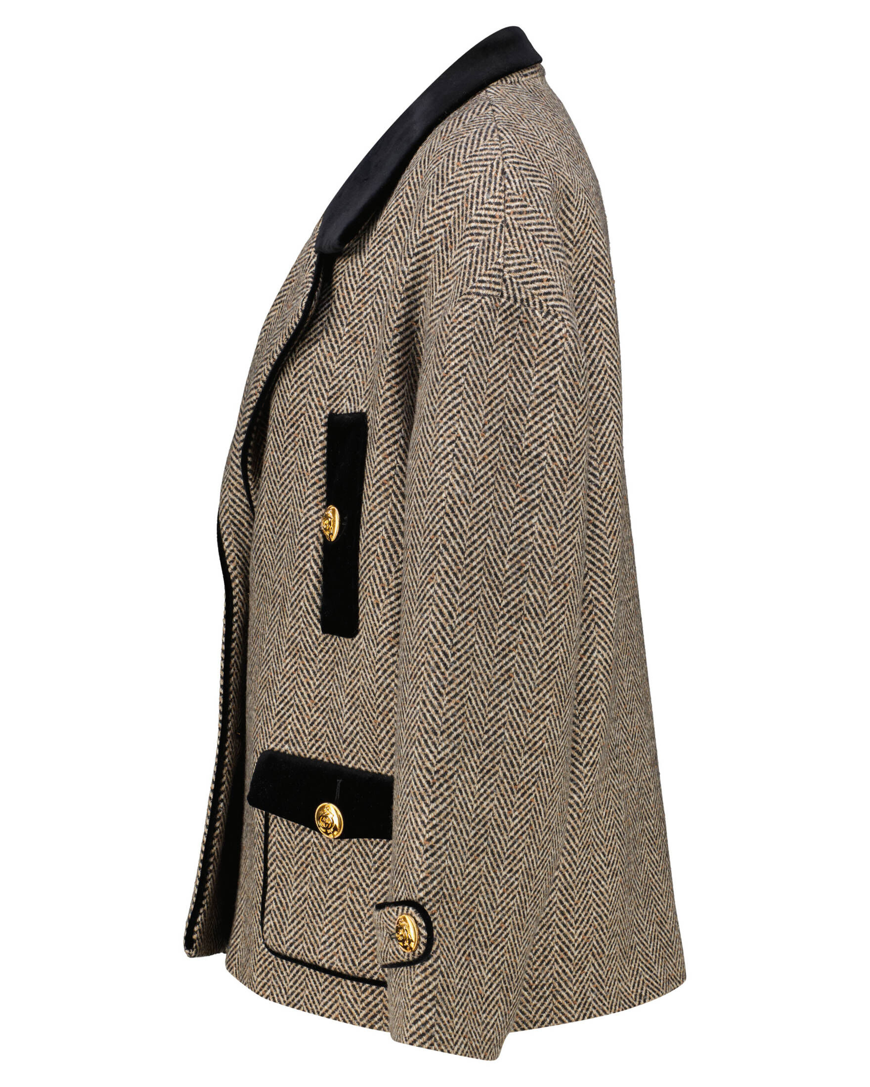 Gucci| Damen Jacke mit Fischgrat-Motiv