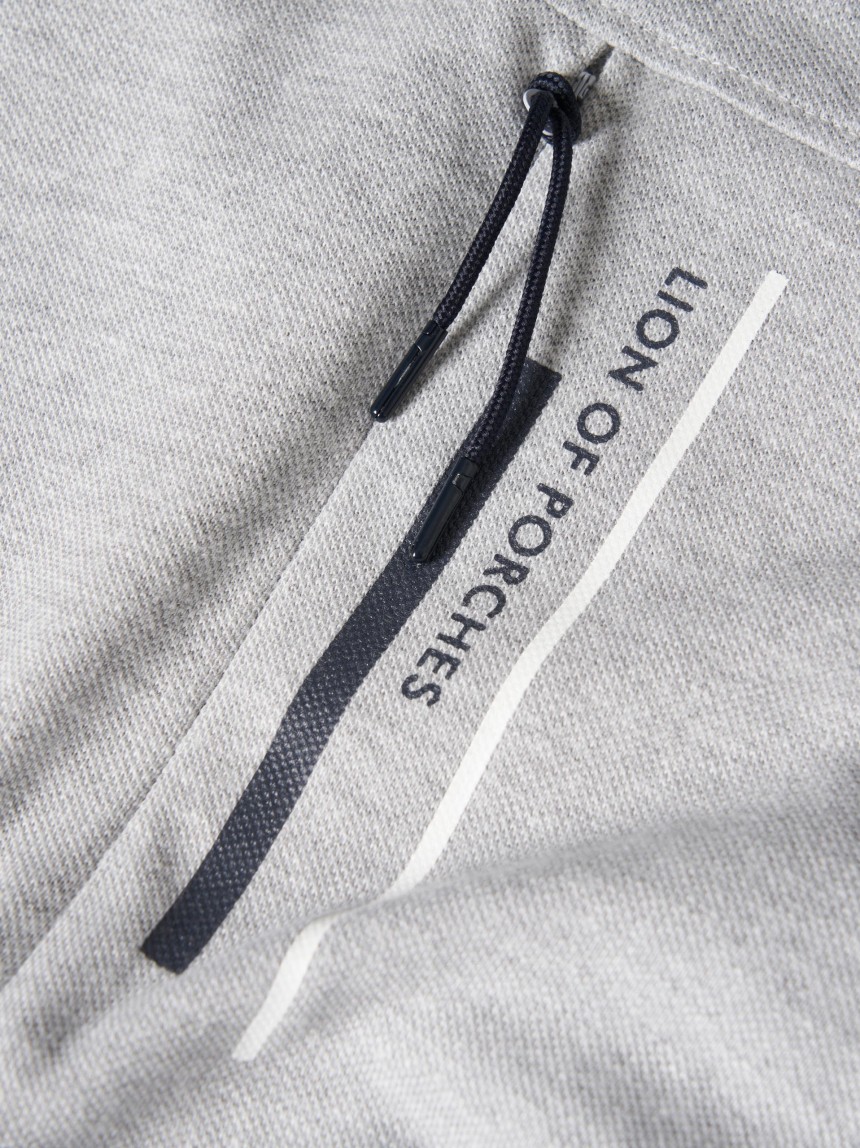 Sweater de algodão com fecho