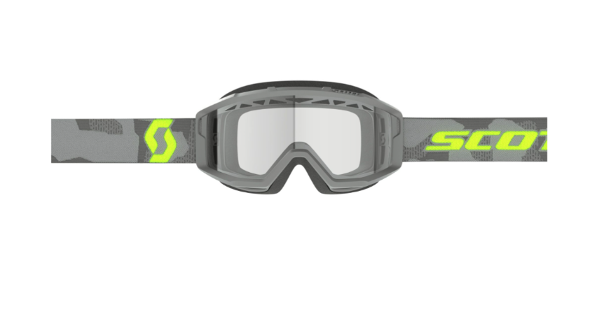 SCOTT Primal Enduro Goggles, Lysegrå/Neongul