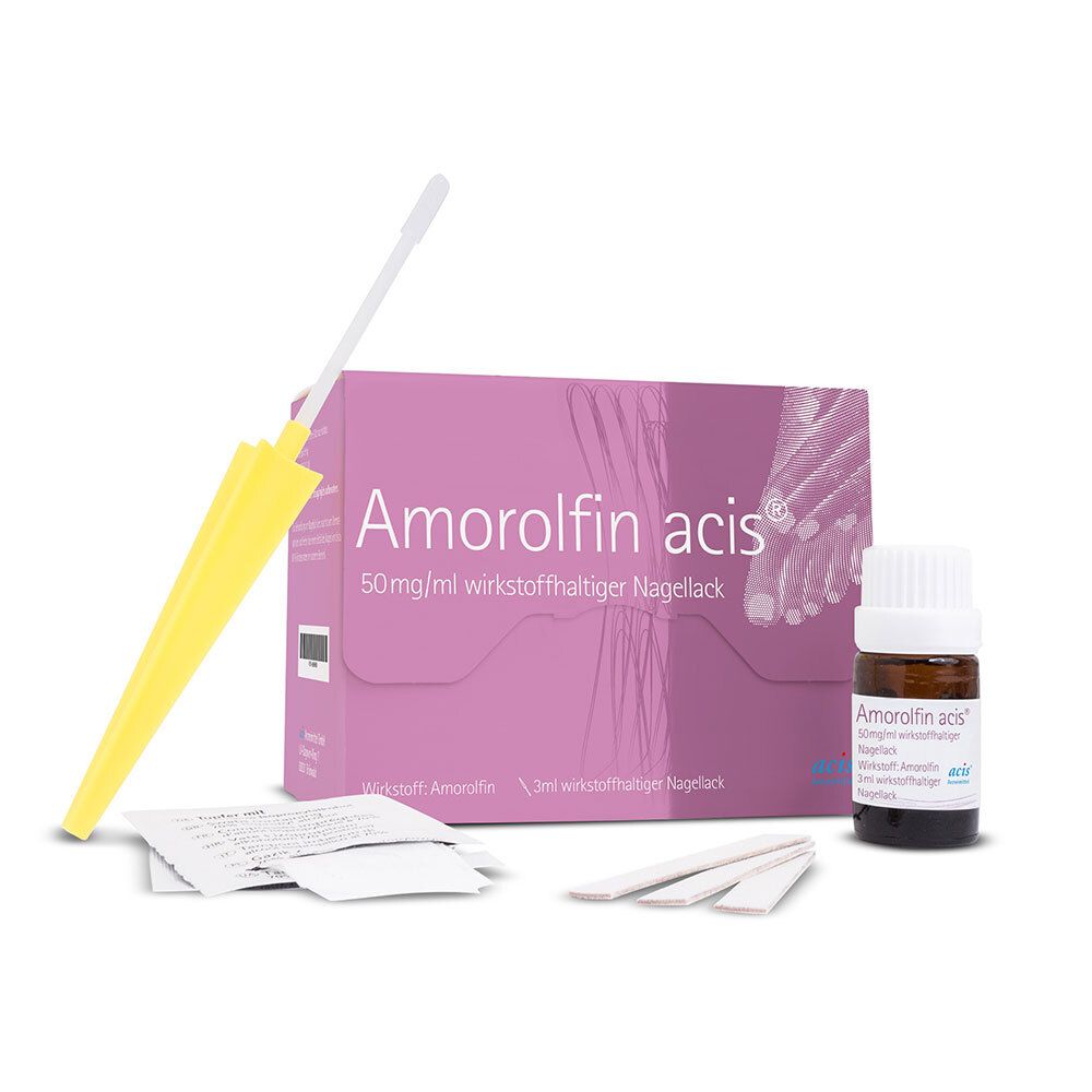 Amorolfin acis® 50 mg/ml wirkstoffhaltiger Nagellack