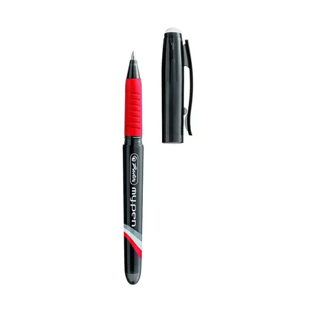 Herlitz Radierbarer Tintenroller my.pen, schwarz