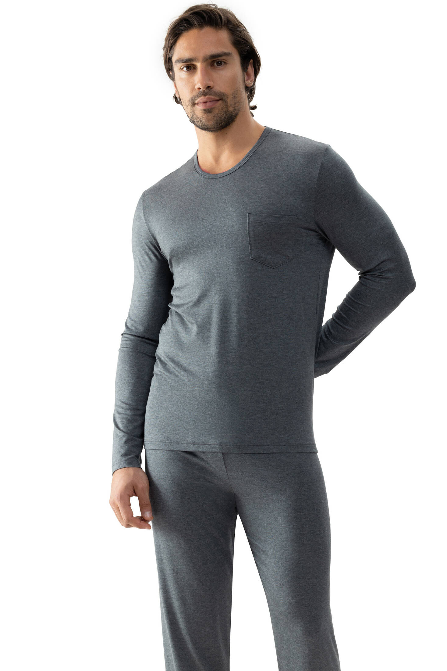 mey| Herren Pyjama-Oberteil 