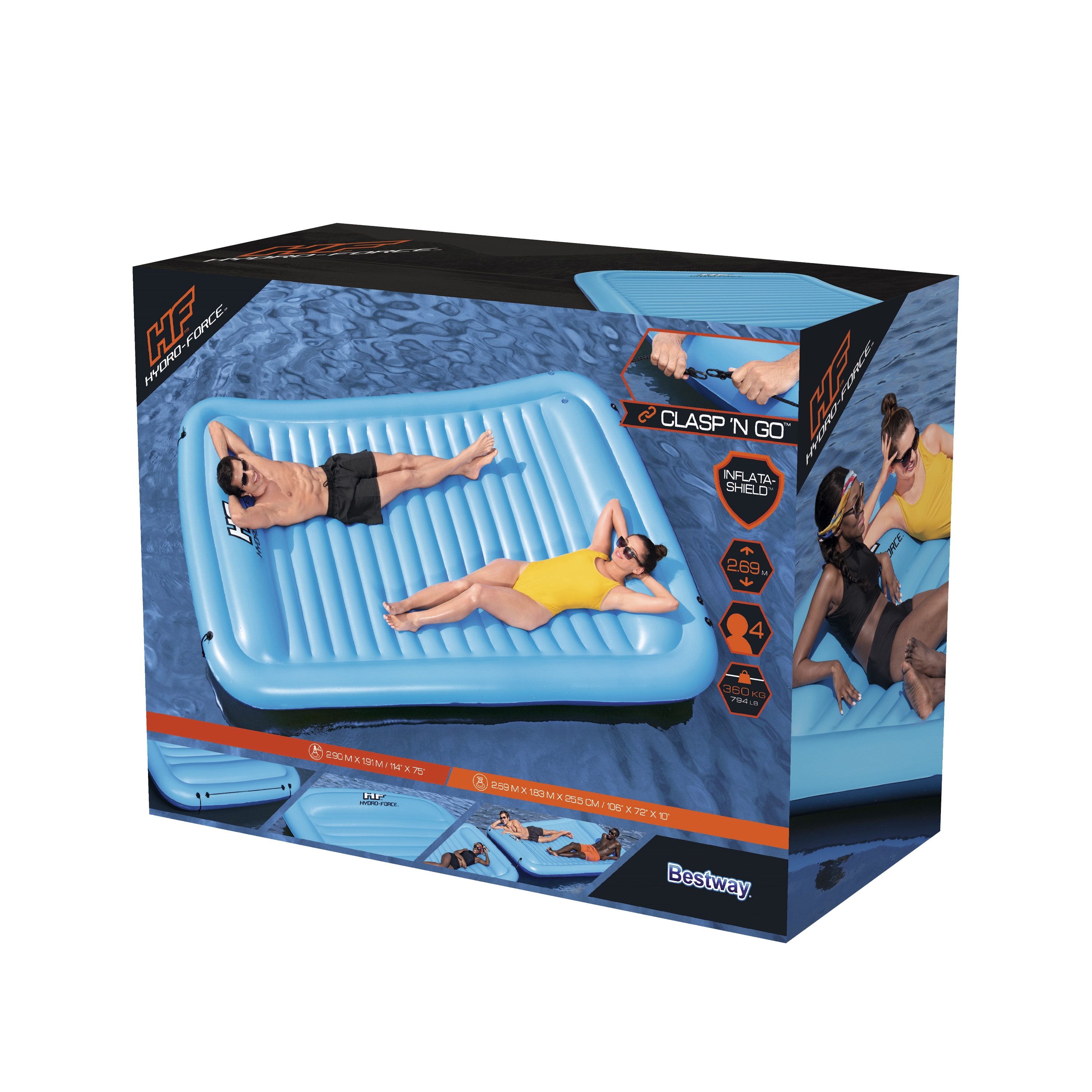Badeinsel Sun Soaker 269 x 183 cm
