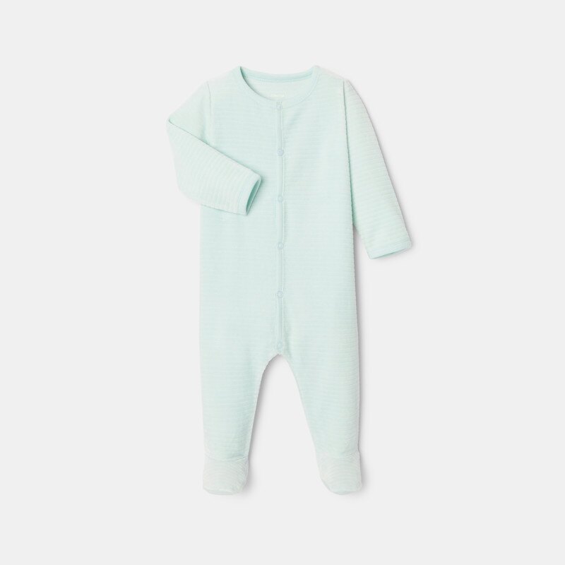 Pyjama en velours côtelé bleu naissance Absorba Bleu