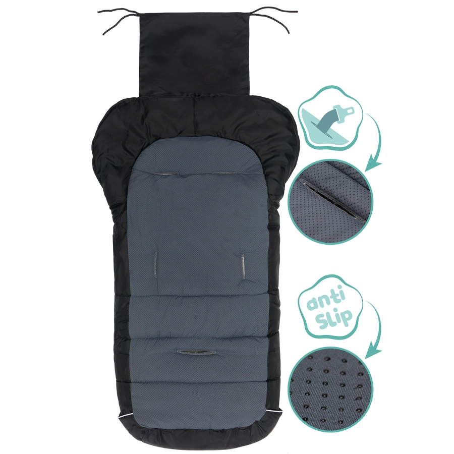 fillikid Winterfußsack K2 Schwarz