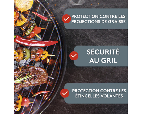 BBQ vloerbeschermingsmat Steakhouse plank 75x120 cm