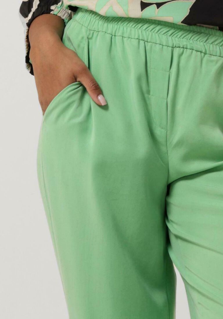 SUMMUM mint summum wijde broek trousers tencel