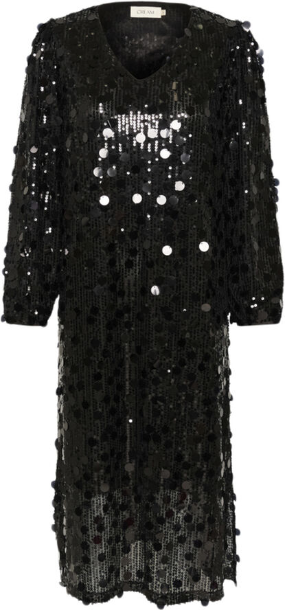 Cream CRShine Dress Pitch black
