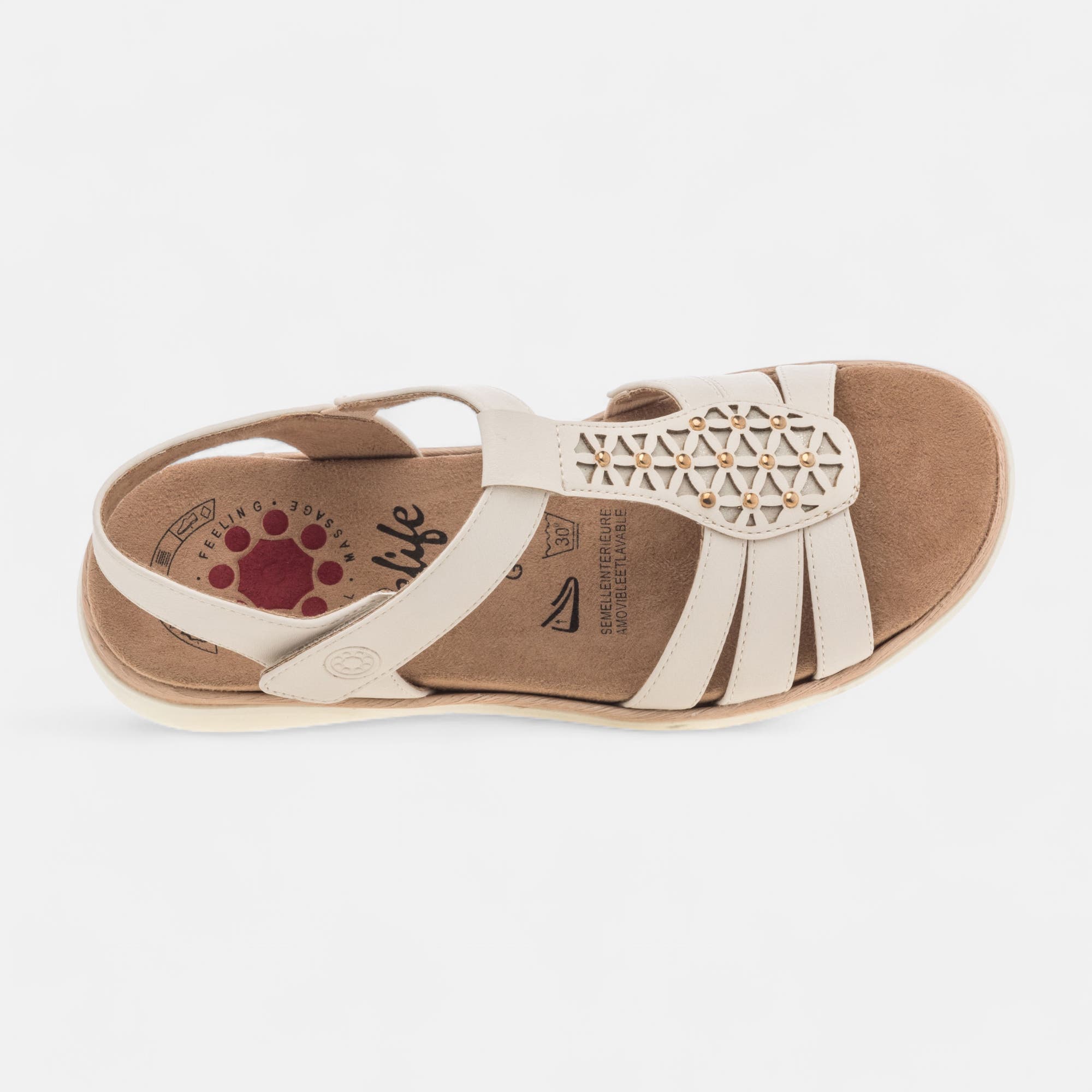 Sandales Femme ecru