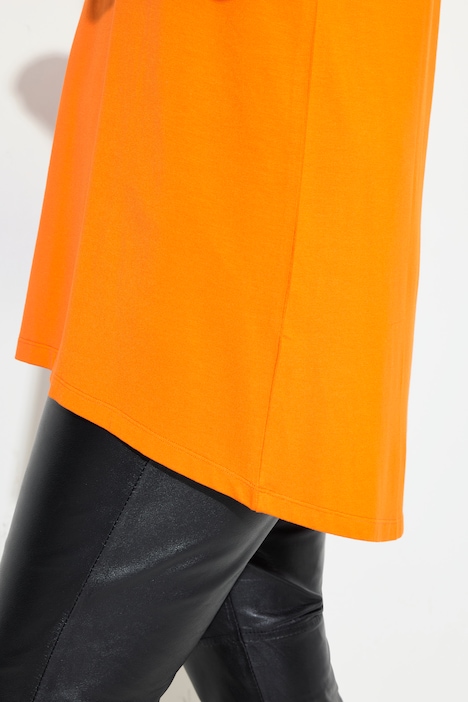 T-Shirt, A-Line, Stickerei-Borte