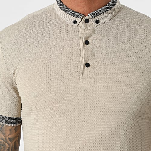 Polo A Manches Courtes 1095 Beige