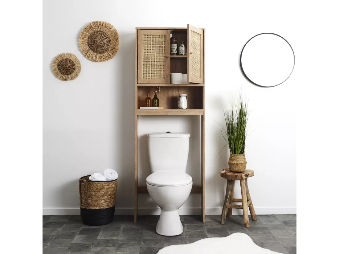 Meuble Wc Bali Marron