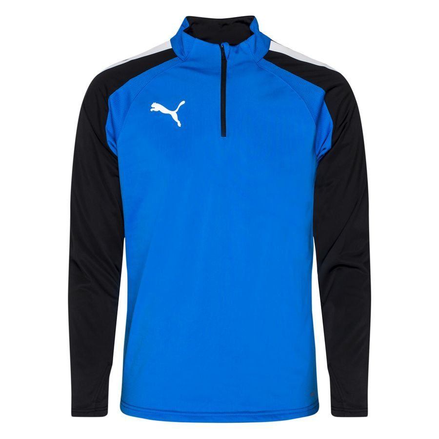 PUMA Maillot d'Entraînement teamLIGA Fermeture Éclair 1/4 - Bleu/Noir
