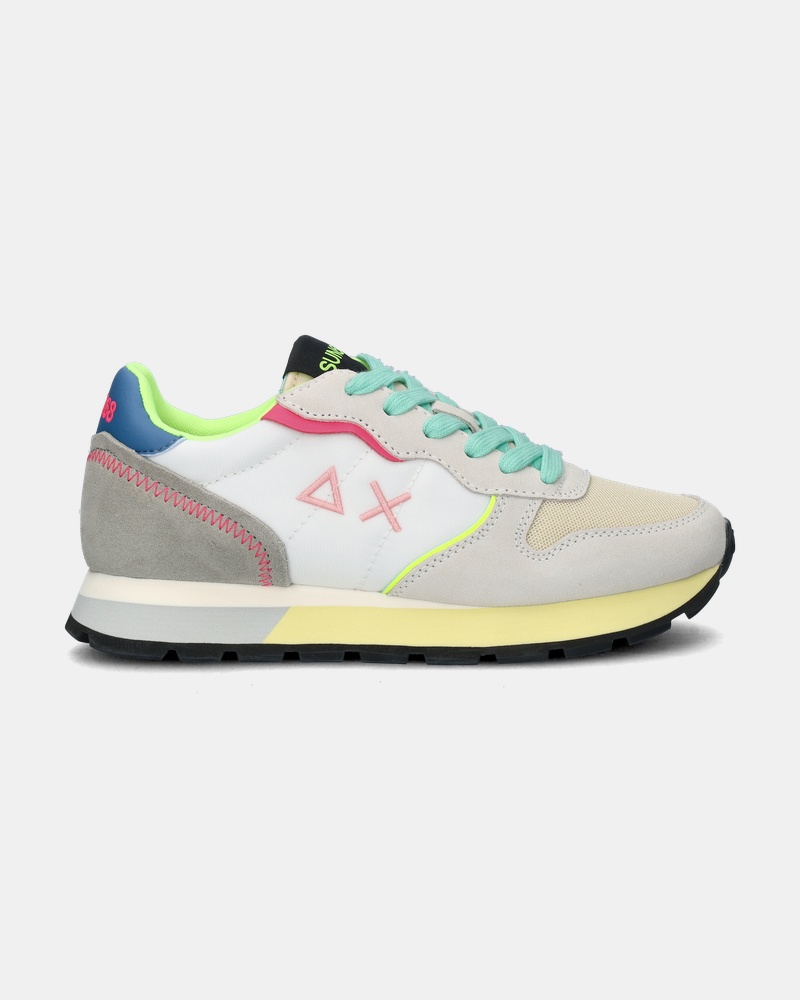 Sun 68 Ally Color explosion Lage sneakers  - wit