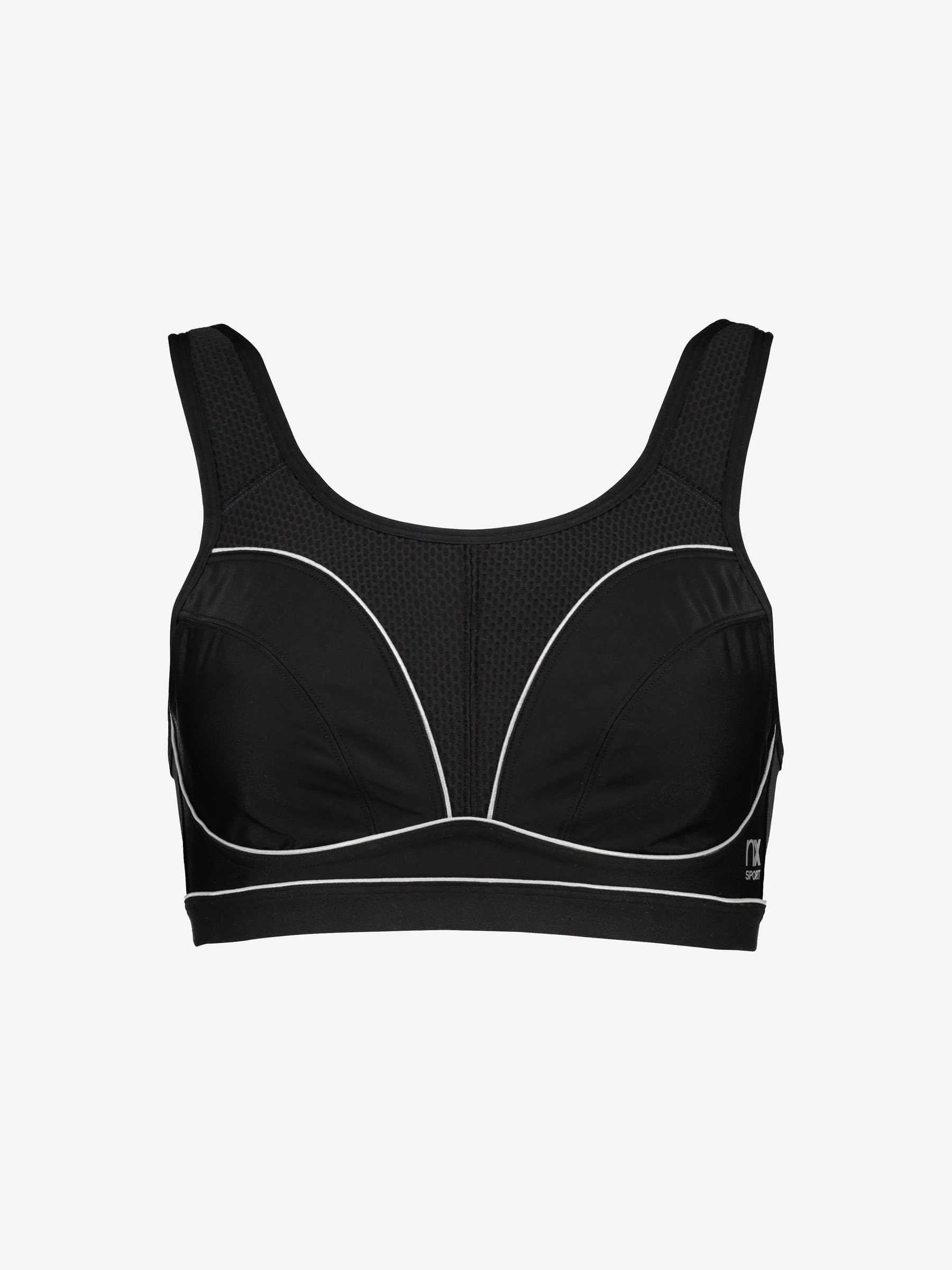 Zwart - B-G Active Sports hoge impact Dry Tech beha zonder vulling
