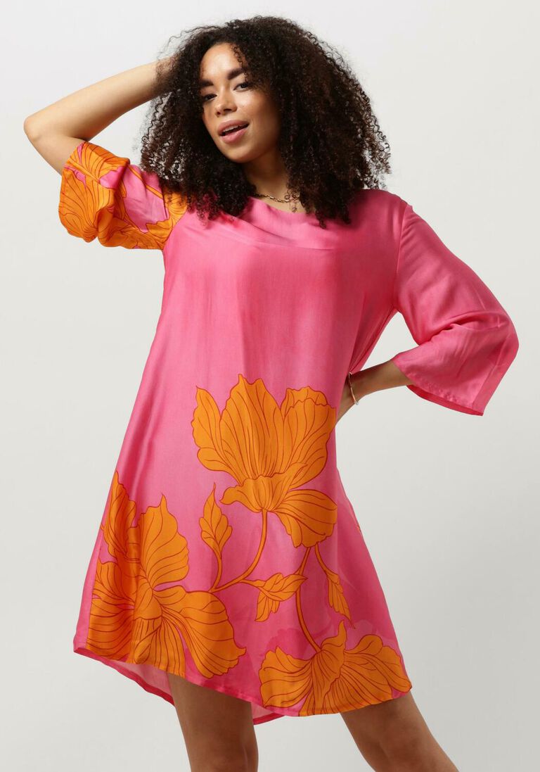 ANA ALCAZAR roze ana alcazar mini jurk tunic dress no feathers