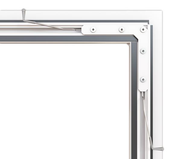 Hecht Fliegengitter Fensterbausatz COMPACT,