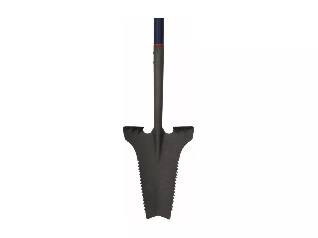 Louchet dentelé en acier polyvalent