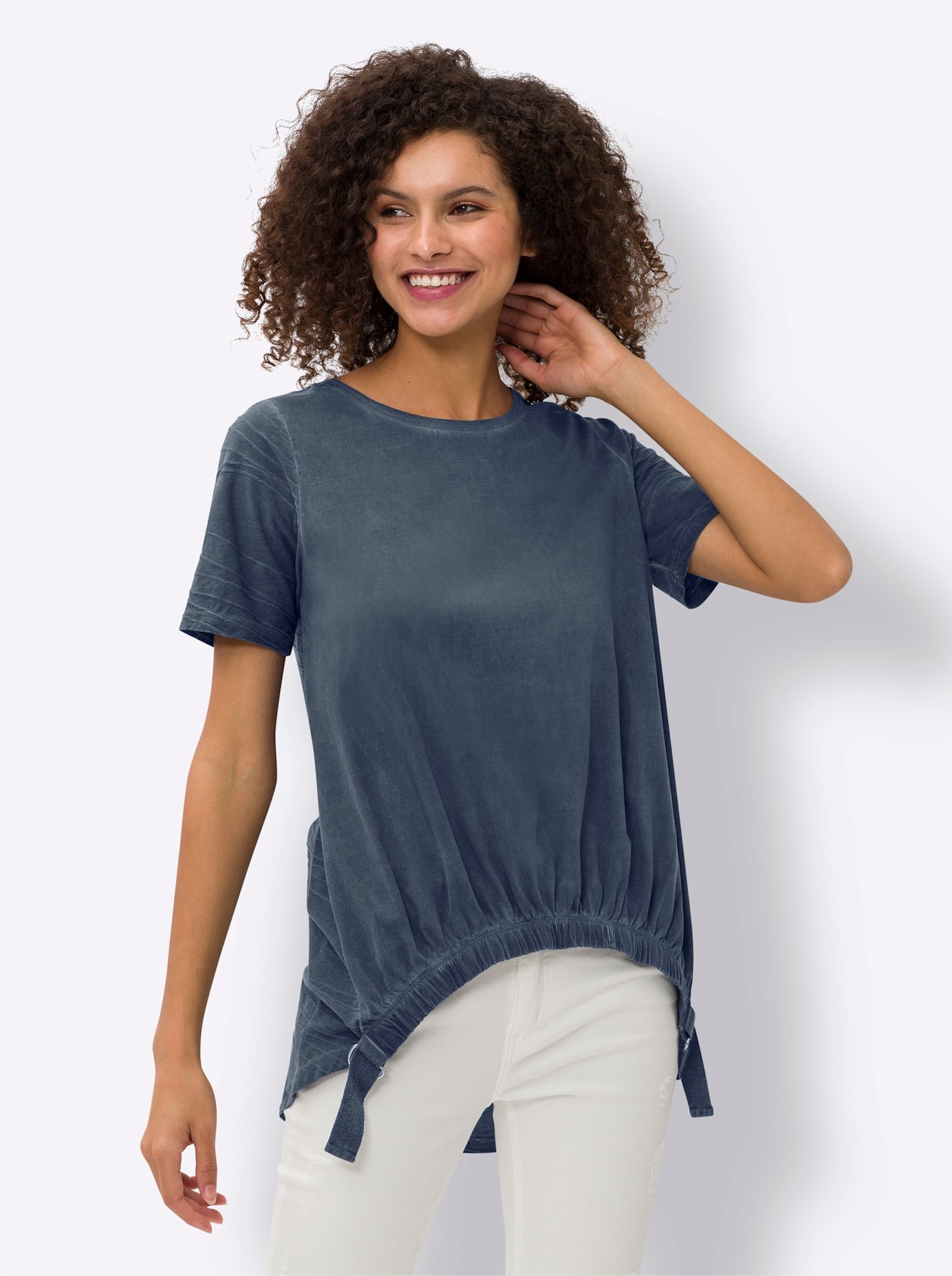 heine Rundhalsshirt »Longshirt«, 1 Stk.