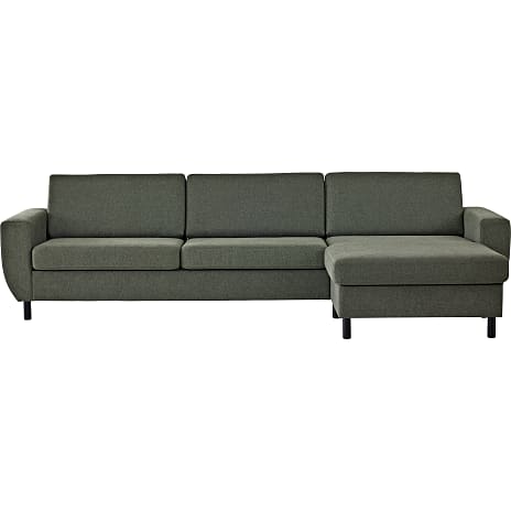 Urban 3D XL vendbar sofa med chaiselong - grøn