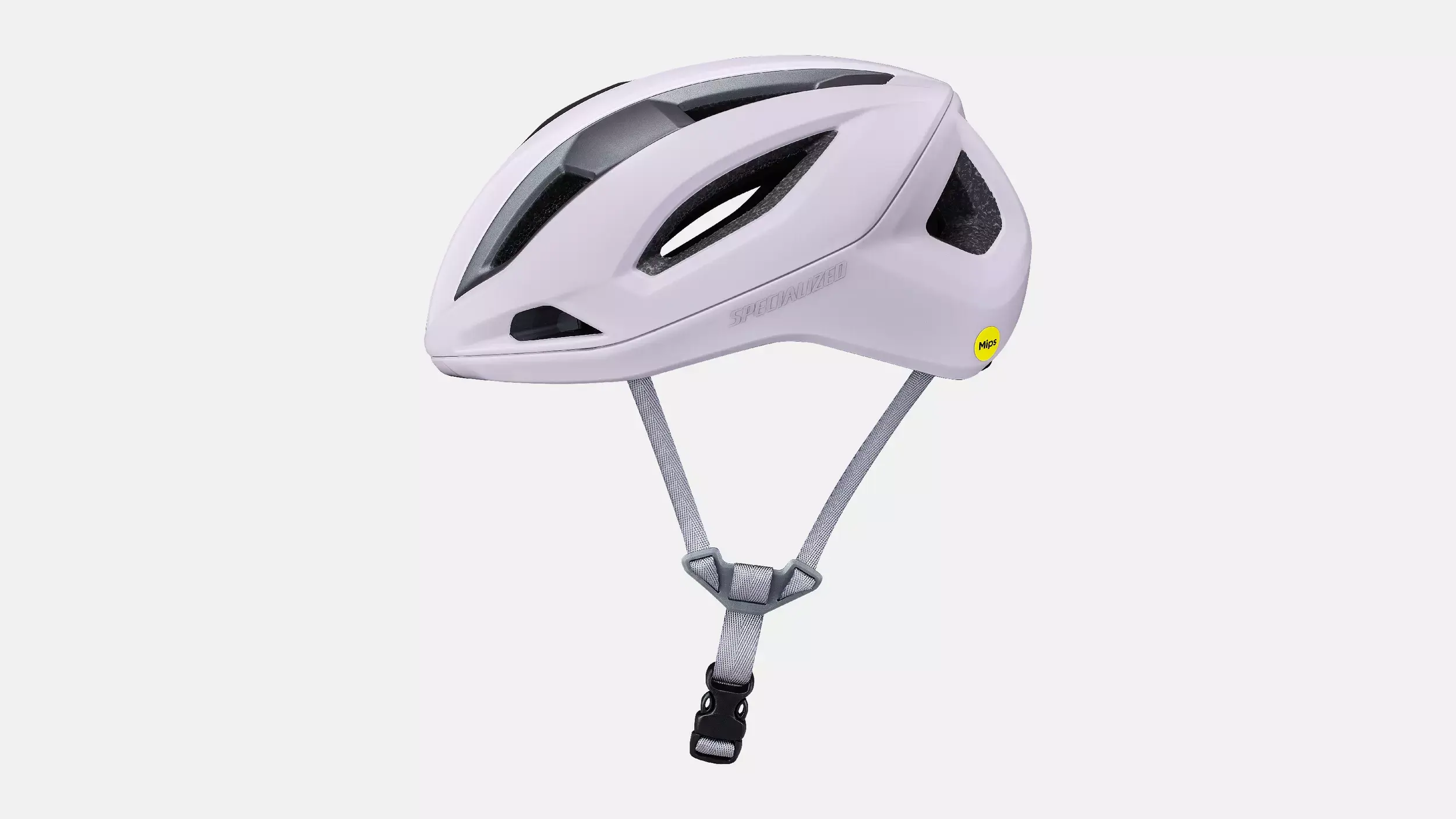 Specialized Search Race Fietshelm Wit/Paars