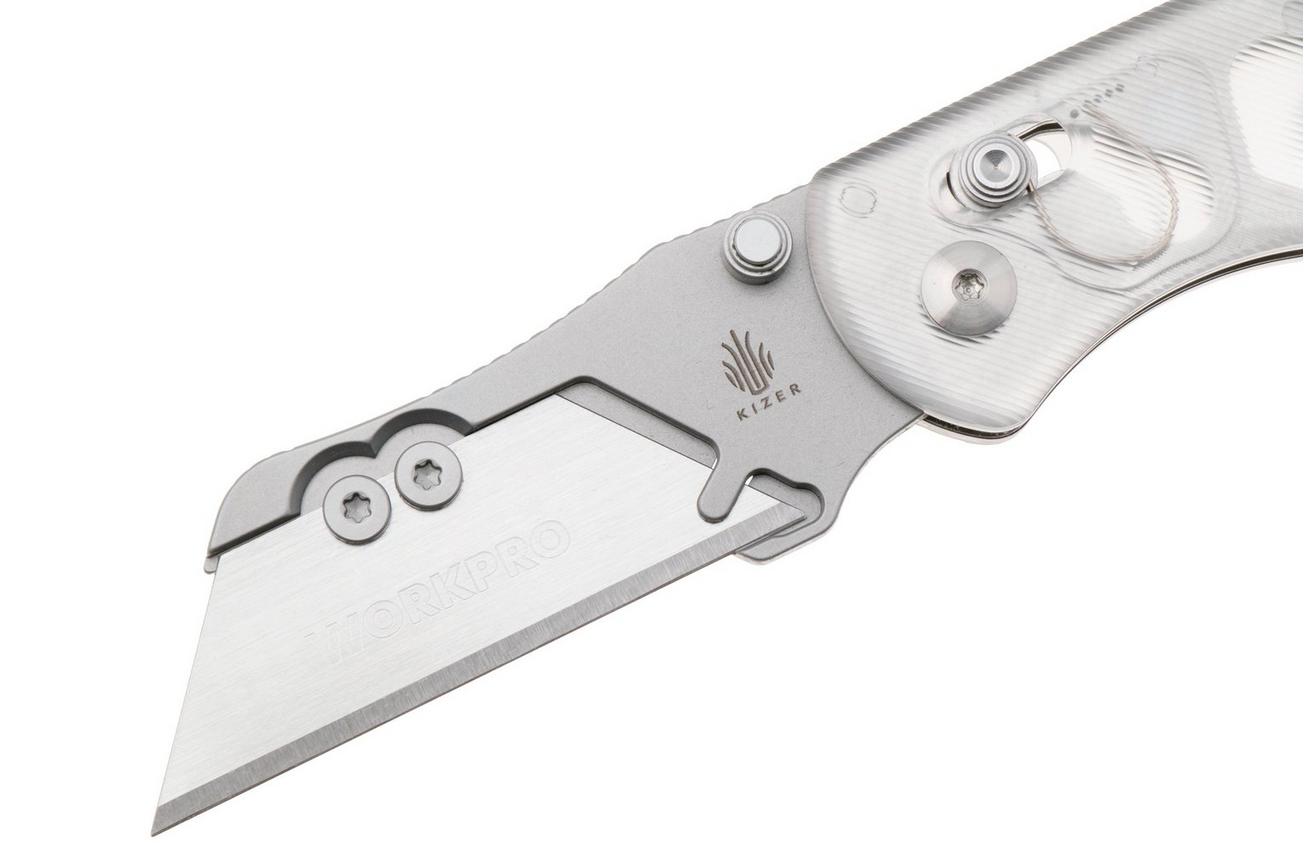 Kizer Drop Bear Utility V3619JA5 Clear Acrylic, zakmes